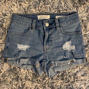 PacSun cuffed jean shorts!
